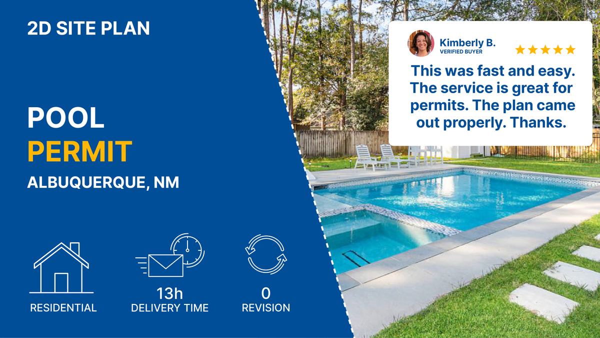 Site Plan for Swimming Pool Permit — Permit-Ready in 24 Hours – My Site ...
