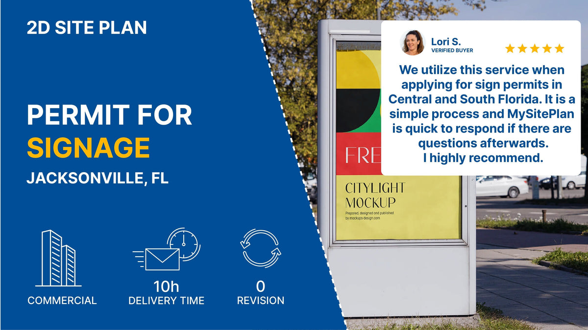 Site Plan for Signage Permit — Permit-Ready in 24 Hours – My Site Plan