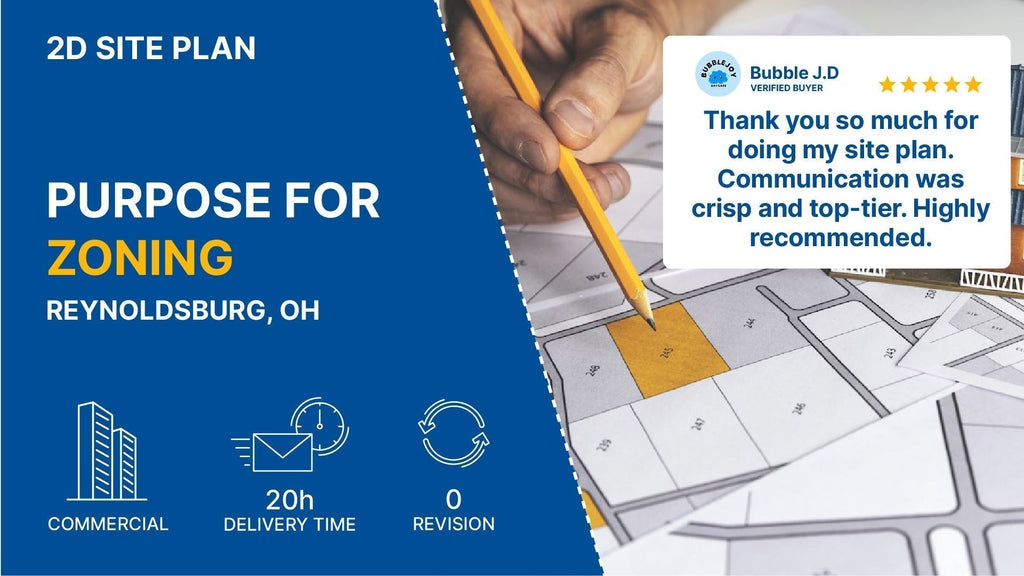 Detailed Site Plan for Zoning Permit in Ohio