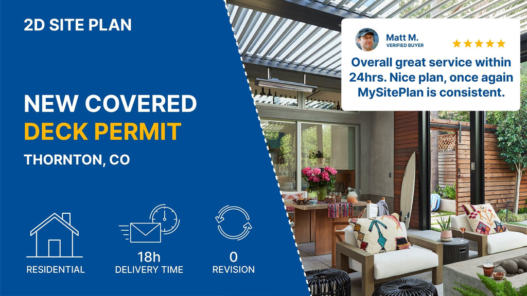 Detailed Site Plan for CO Covered Deck Permit – Case Study
