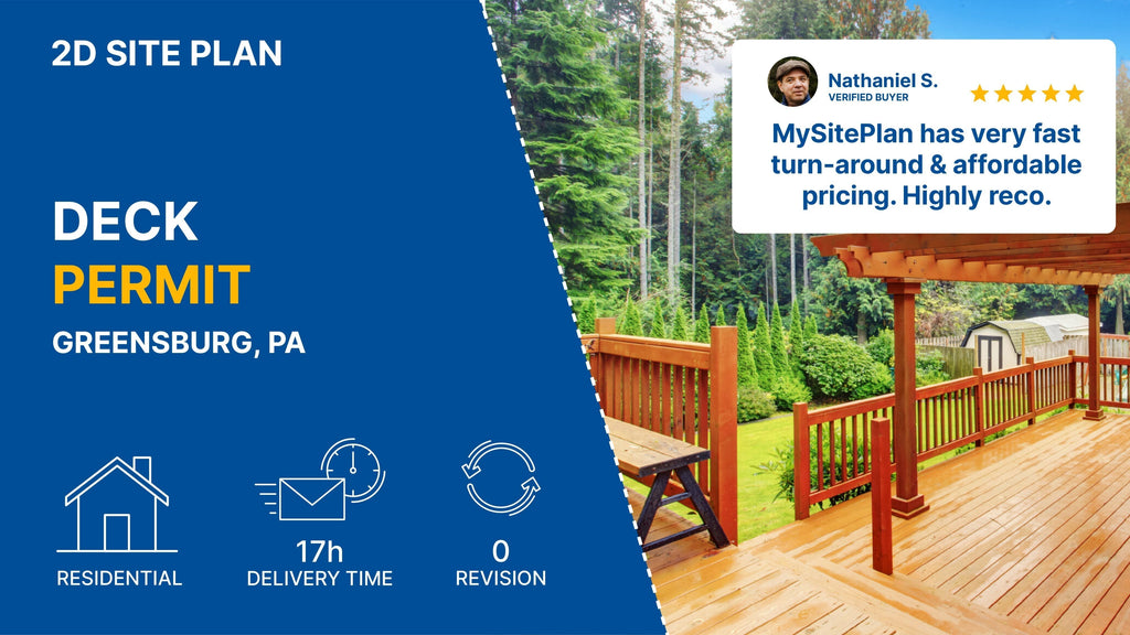 Medium Site Plan - PA Deck Permit