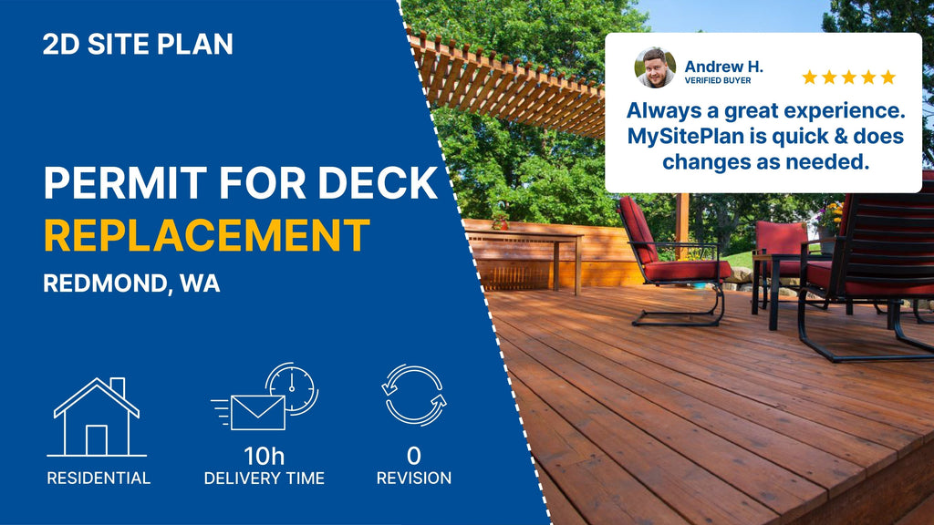 Detailed Site Plan WA Deck Replacement