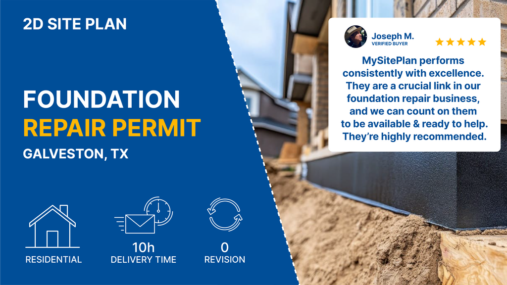 Detailed Site Plan TX Foundation Repair