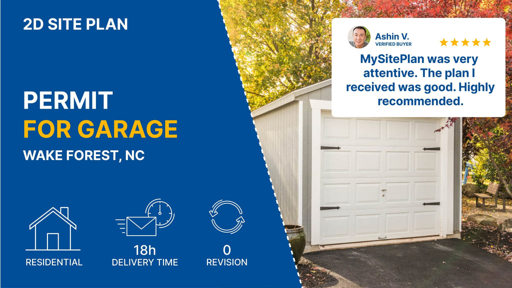 Mediium Site Plan – NC Garage Permit 