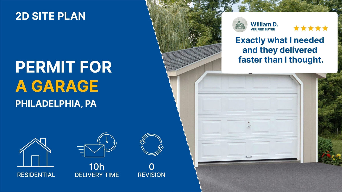 Detailed Site Plan – PA Garage Permit Case Study – My Site Plan