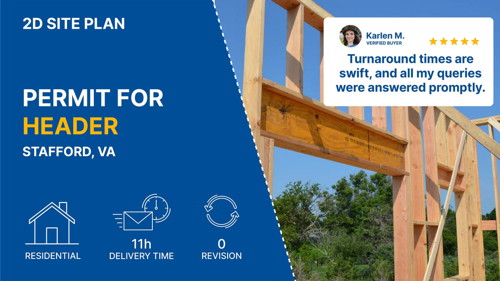 Medium Site Plan VA Header Permit Case Study