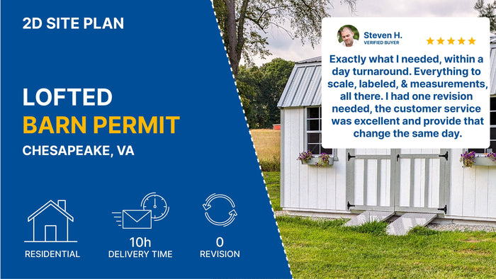 Medium Site Plan VA Loft Barn Permit