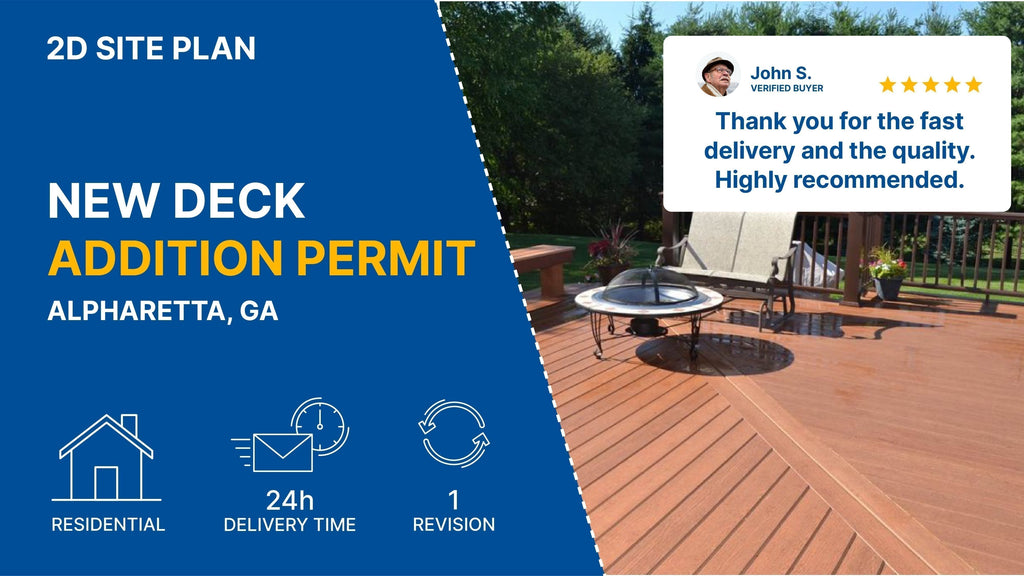 Medium Site Plan GA New Deck Permit