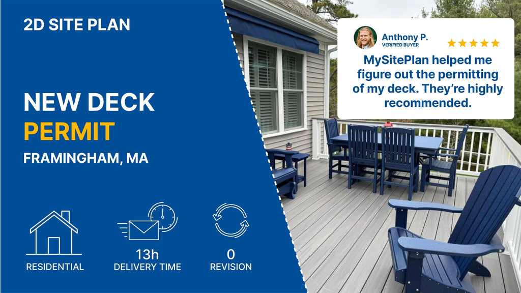 Medium Site Plan MA New Deck Permit Case Study