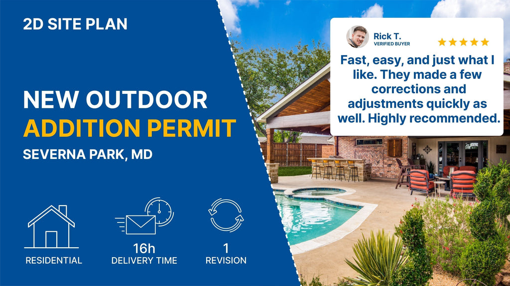 Medium Site Plan MD Outdoor Addition Permit