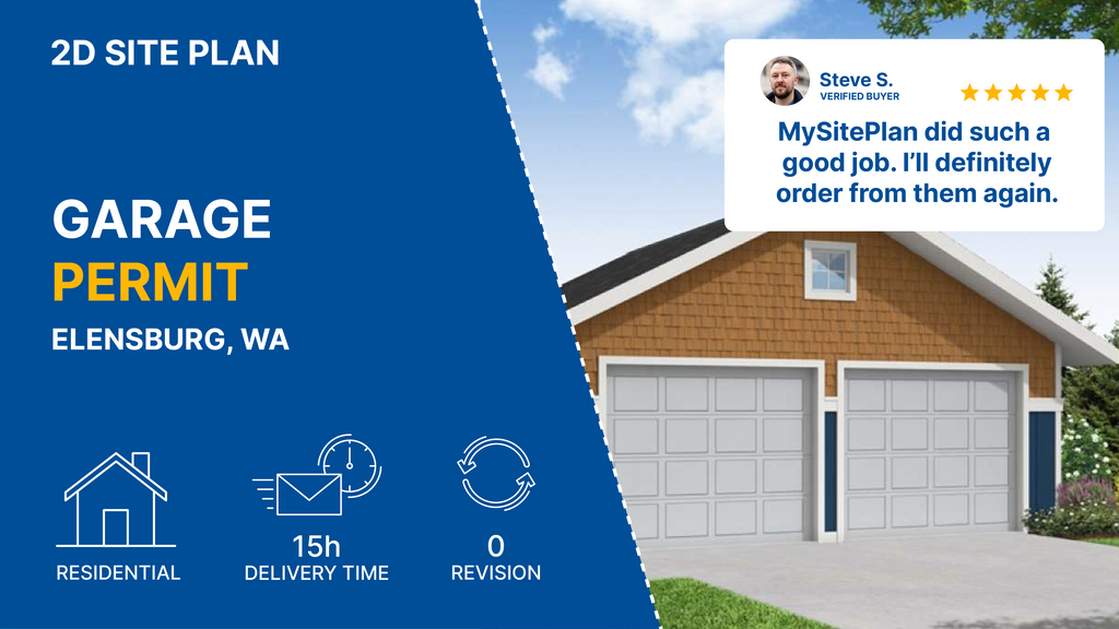 Detailed Site Plan WA Garage Permit 