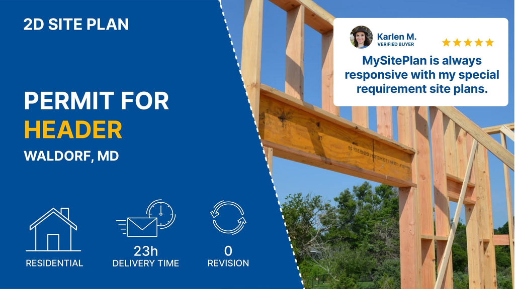 Medium Site Plan MD Header Permit