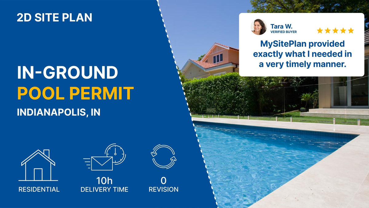Site Plan for In-Ground Pool Permit | Permit - Ready in 24 Hours – My ...