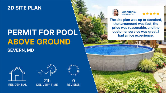 Detailed Site Plan MD Above Ground Pool