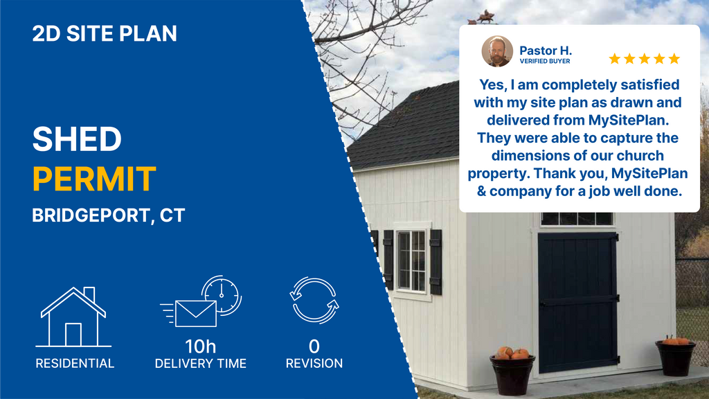 Medium Site Plan CT Shed Permit