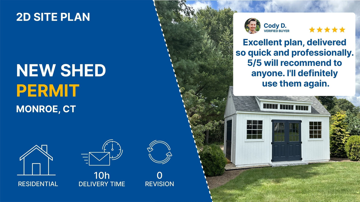 Permitted Development Shed Site Plan for New Shed Permit | Permit - Ready in 24 Hours – My Site Plan