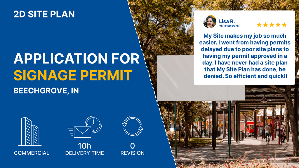 Detailed Site Plan IN Signage Permit