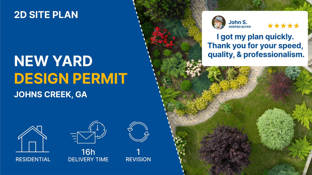 Detailed Site Plan  GA New Yard Design Permit 