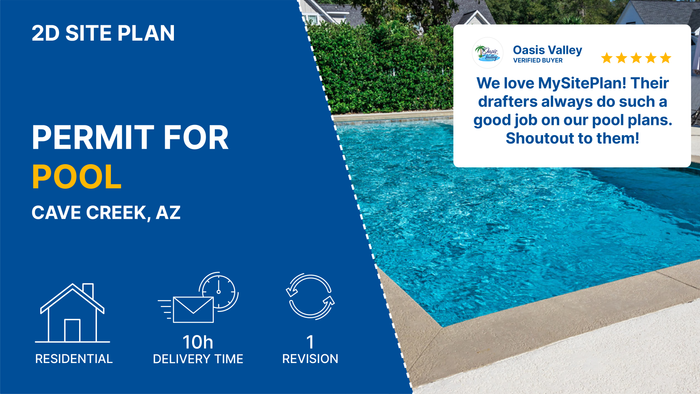 Medium Site Plan AZ Pool Permit