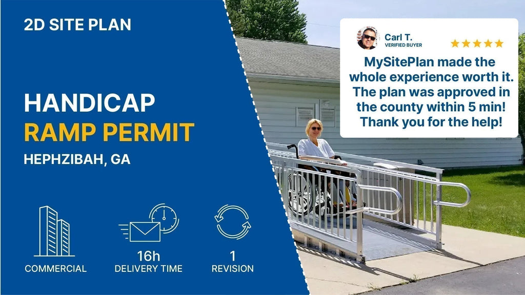 Detailed Site Plan – GA Handicap Ramp Permit Case Study