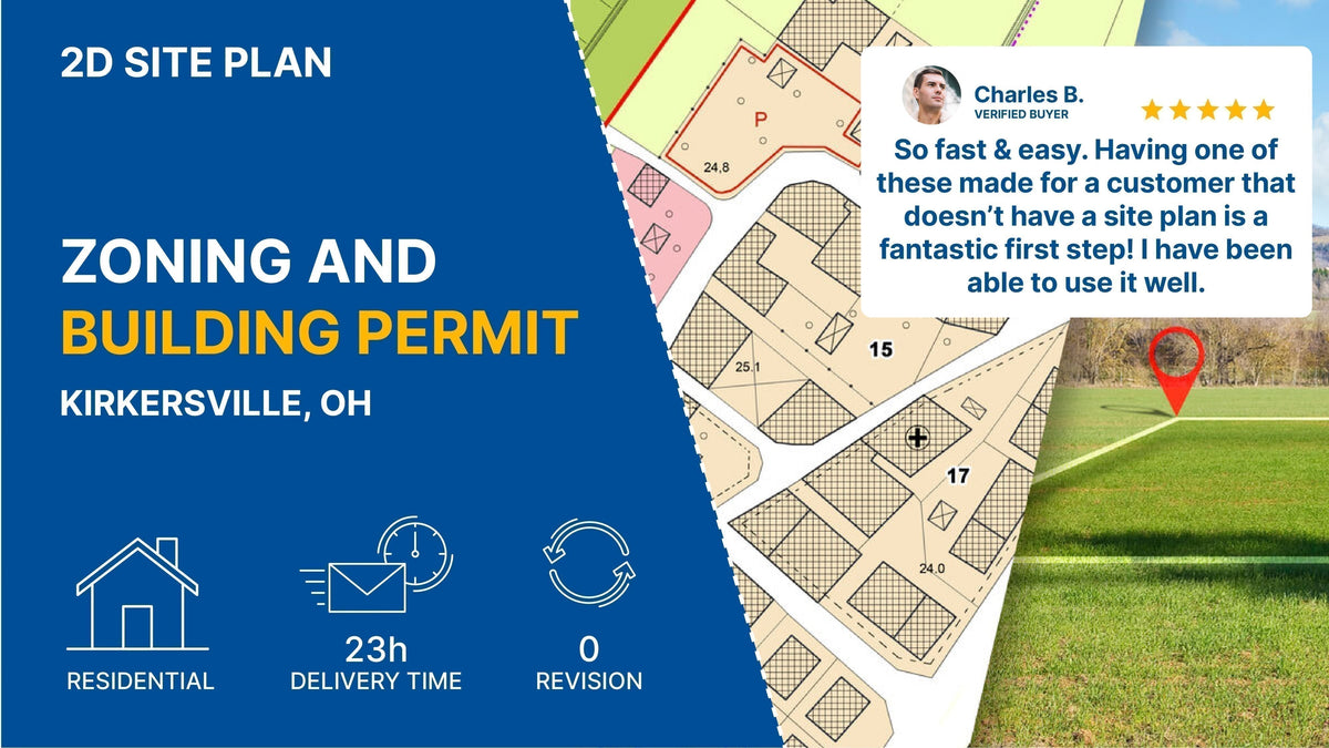 Detailed Site Plan OH Zoning and Building Permits Case Study My Site Plan