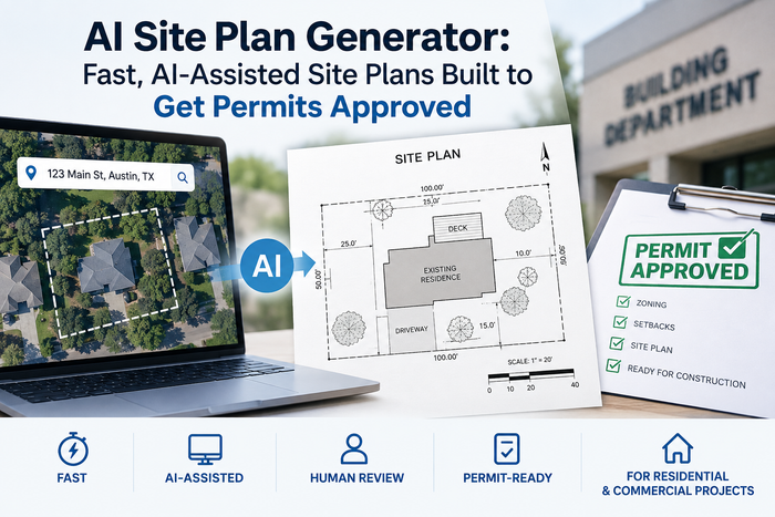 AI Site Plan Generator | Permit-Ready Plans in 24 Hours