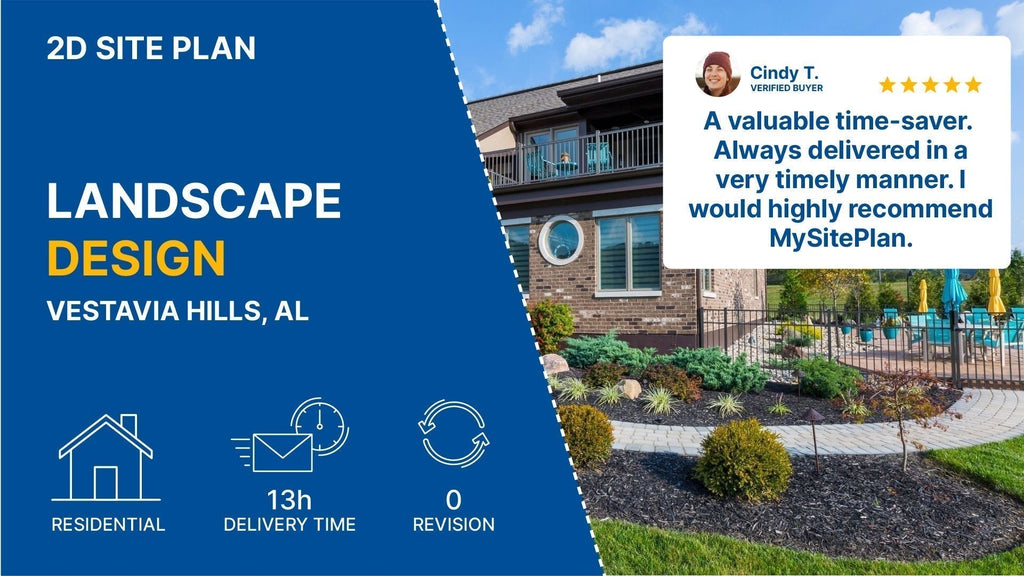 Detailed Site Plan for AL Landscape Design – Case Study