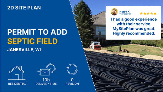 Detailed Site Plan – WI Septic Field Permit Case Study