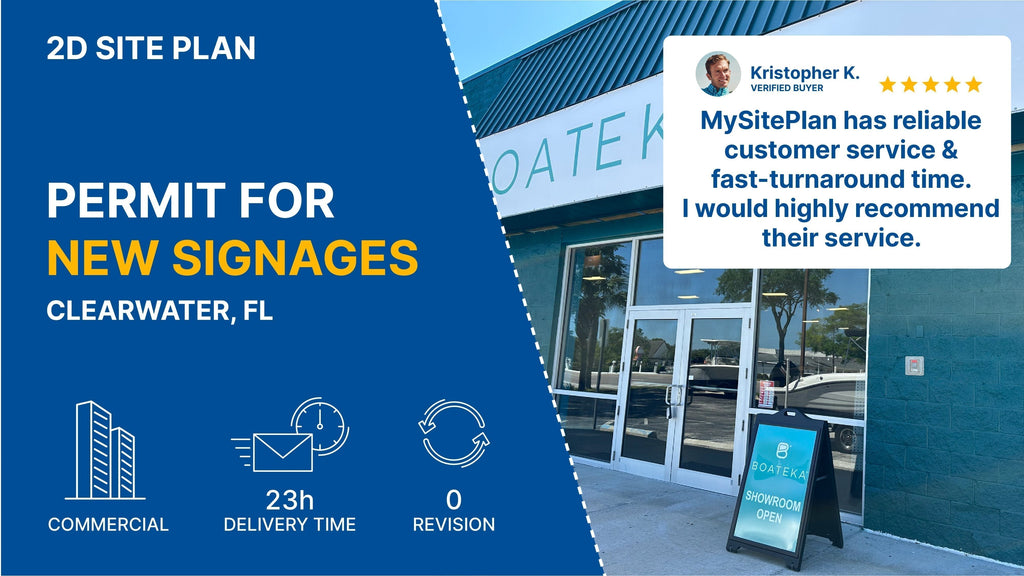 Detailed Site Plan – FL Signage Permit Case Study