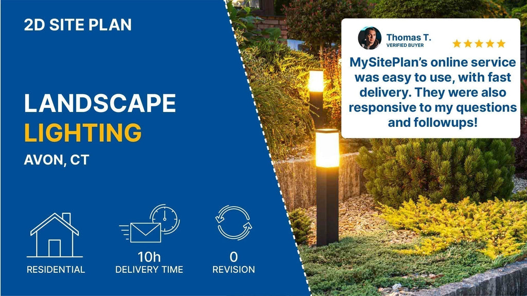 Detailed Site Plan CT Landscape Lighting