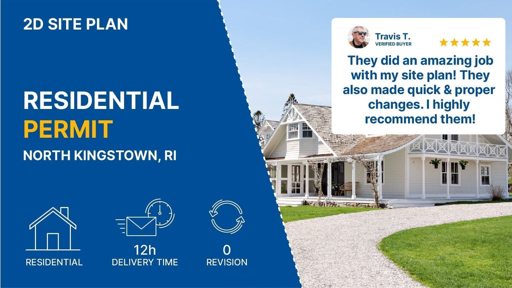 Medium Site Plan for Residential Permit Rhode Island