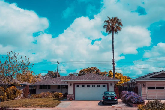 a driveway in Los Angeles California