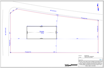 Basic Site Plan - Digital PDF file
