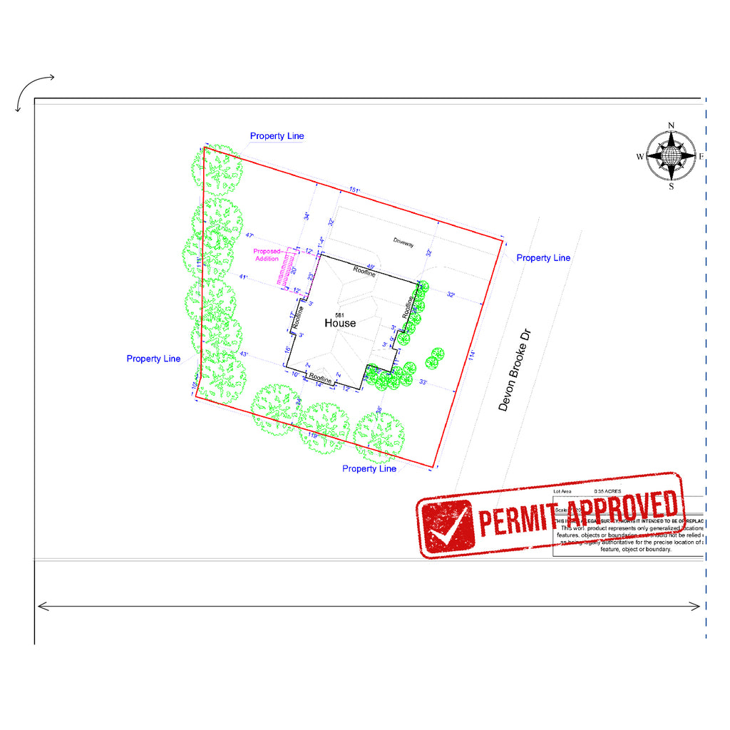 Site Plan for Deck Permit | Permit - Ready in 24 Hours – My Site Plan