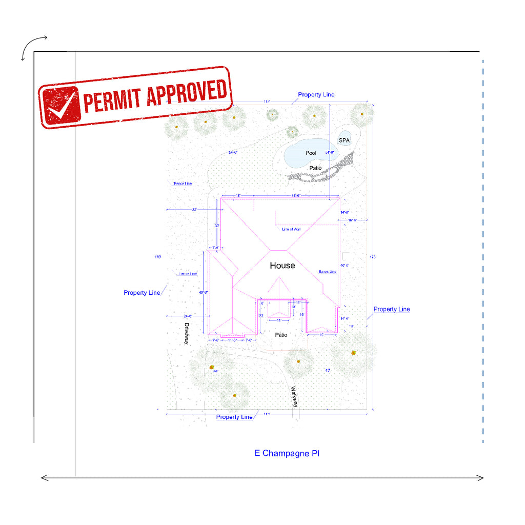 Detailed Site Plan – AZ Landscape Design Case Study – My Site Plan