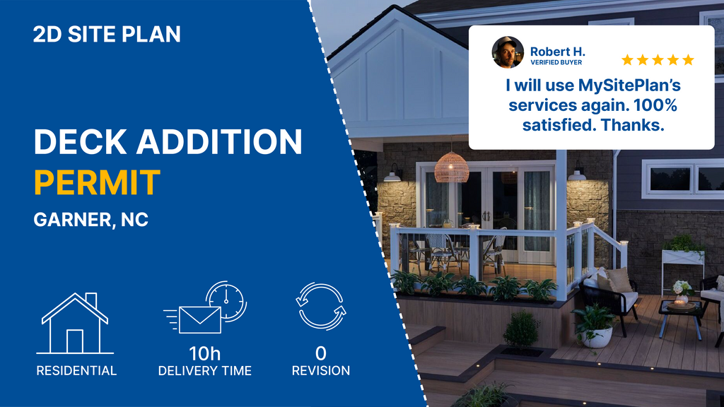 Site Plan for Deck Addition— Permit-Ready in 24 Hours – My Site Plan