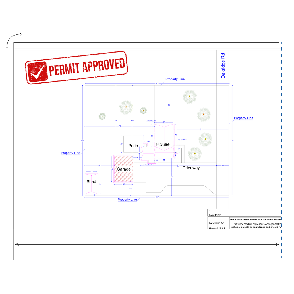 Garage Site Plans for Permit Approval | Ready in 24 Hours – My Site Plan