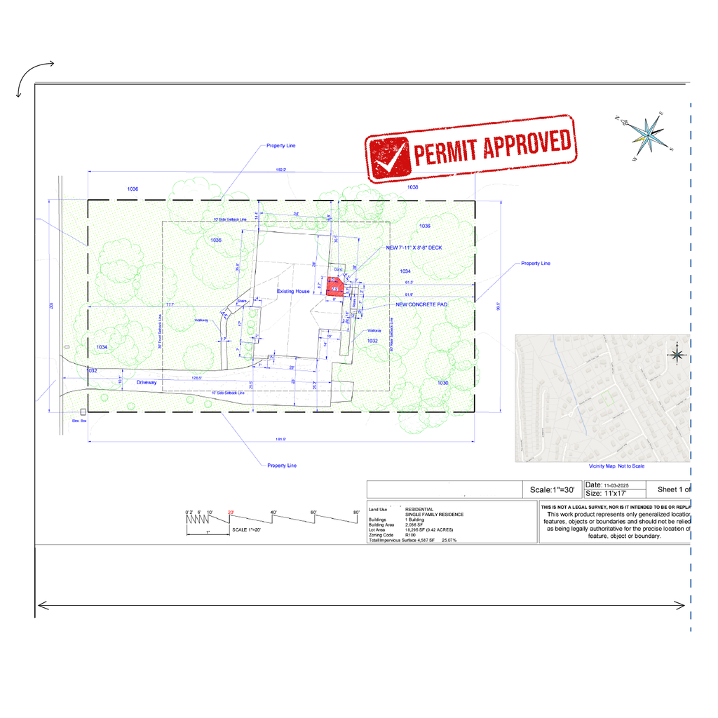 Site Plan for Back Deck Permit | Permit - Ready in 24 Hours – My Site Plan