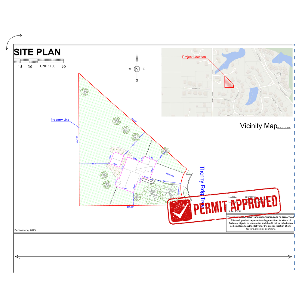 Site Plan for Pool Permit | Permit - Ready in 24 Hours – My Site Plan