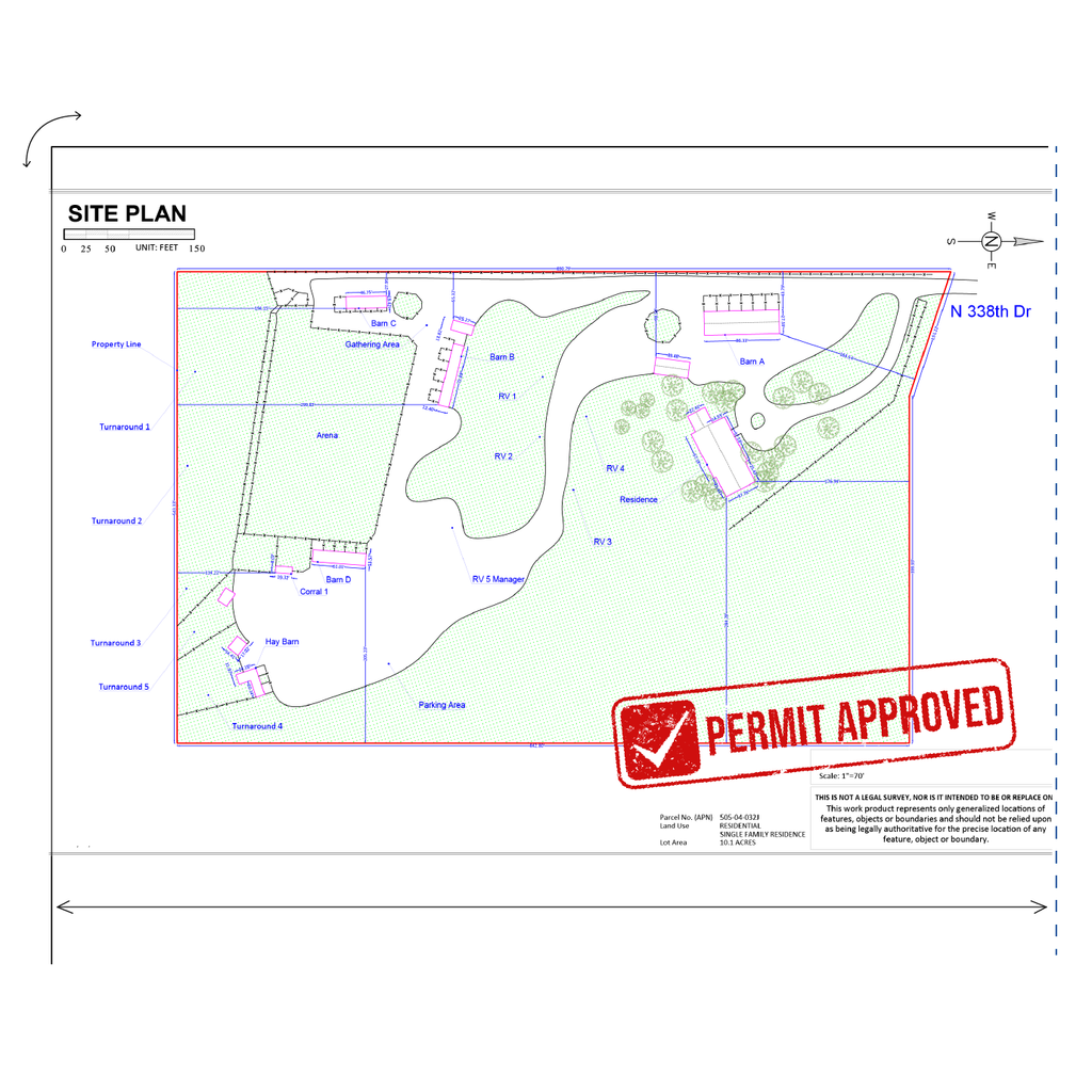 Site Plan for Agriculture Exempt Permit | Permit - Ready in 24 Hours ...