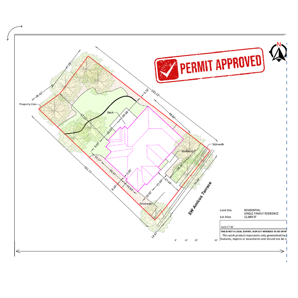 Deck Replacement Site Plan in Oregon | Case Study – My Site Plan