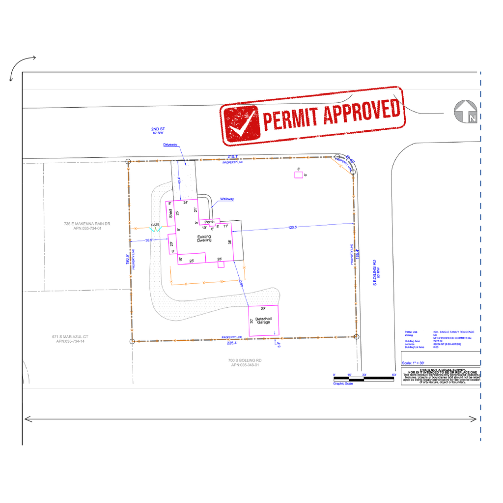 Site Plan for Update for Asesor Permit — Permit-Ready in 24 Hours – My ...