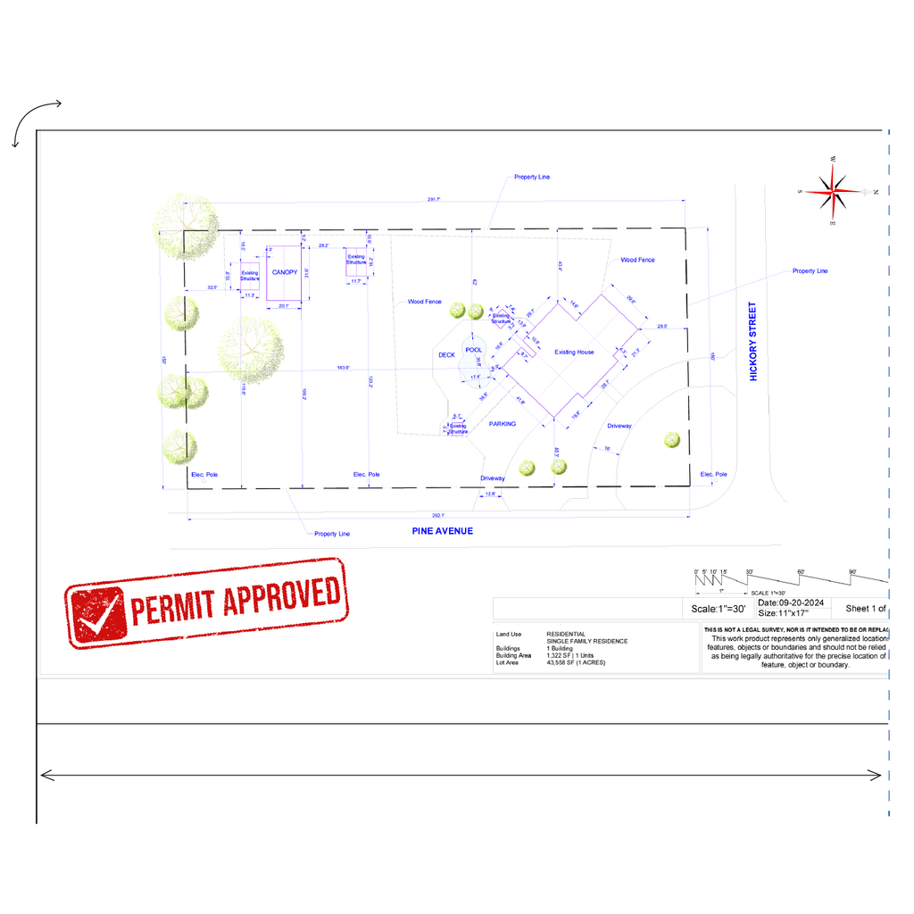 Site Plan for Addition Permit | Permit - Ready in 24 Hours – My Site Plan