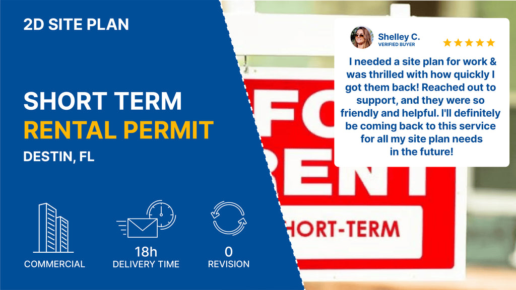 Bilu Ratal Paramit Site Plan for Short Term Rental Permit | Permit - Ready in 24 Hours ...