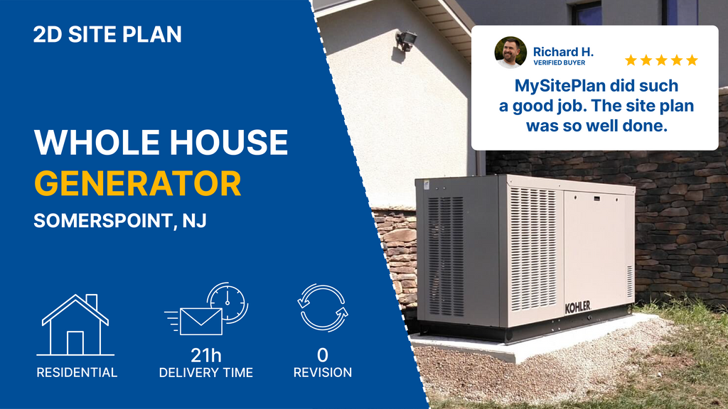 Site Plan for House Generator Permit — Permit-Ready in 24 Hours – My ...