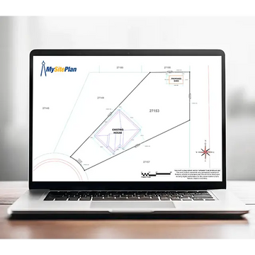 Basic Plot Plan - Basic Site Plan - Digital PDF file