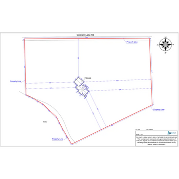 Basic Plot Plan - Basic Site Plan - Digital PDF file