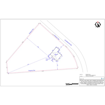 Basic Plot Plan - Basic Site Plan - Digital PDF file