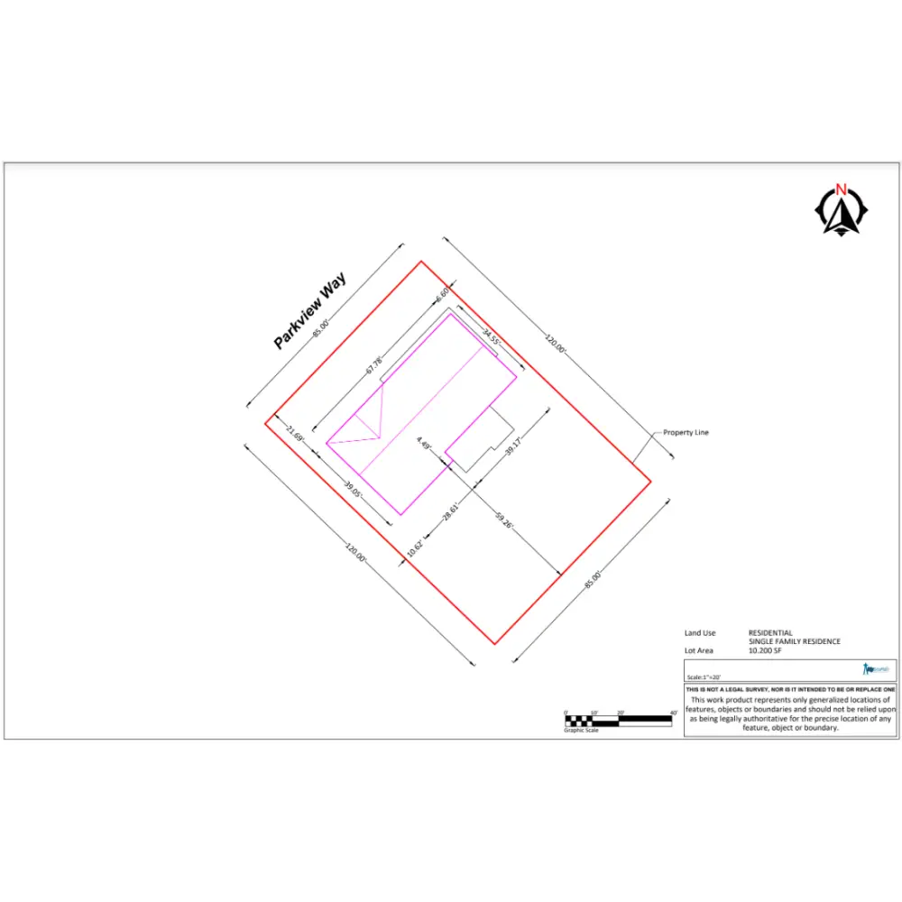 Basic Plot Plan - Basic Site Plan - Digital PDF file