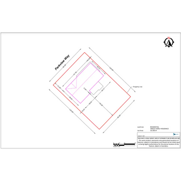 Basic Plot Plan - Basic Site Plan - Digital PDF file